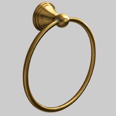 PORTASALVIETTE AD ANELLO ROMANCE Ottone bronzato