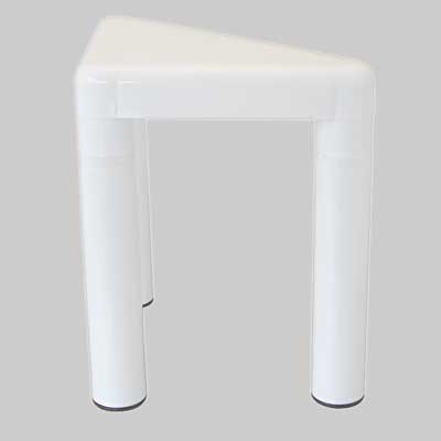 SGABELLO TRIO  Abs Bianco