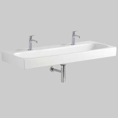 LAVABO SIMMETRICO CITTERIO 2 FORI cm 120